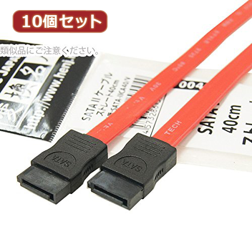 ޤȤ Ѵ̾ 10ĥå SATA 2 ֥ ȥ졼40cm SATA-IICA40/VX10 x [3] /l