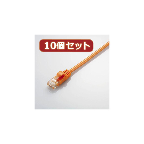 まとめ得 10個セット エレコム Gigabit やわらかLANケーブル(Cat6準拠) LD-GPY DR2X10 x [4個] /l