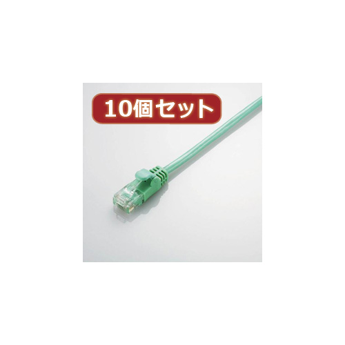 まとめ得 10個セット エレコム Gigabit やわらかLANケーブル(Cat6準拠) LD-GPY G3X10 x [4個] /l