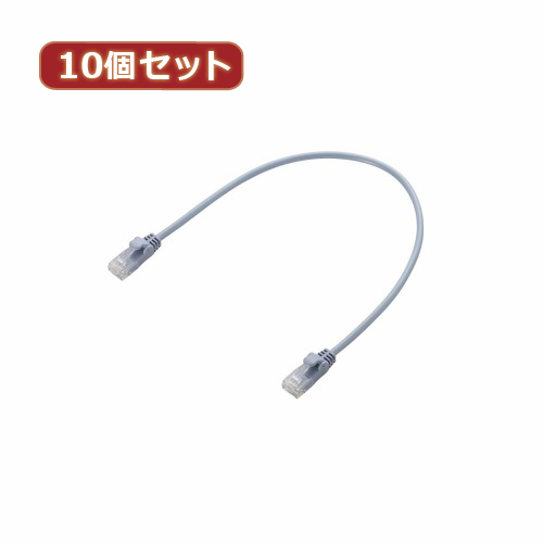 まとめ得 10個セット エレコム Gigabit やわらかLANケーブル(Cat6準拠) LD GPY BU03X10 x [3個] /l :l3 4589452965748:WEB TWOHAN in