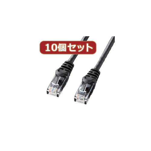 まとめ得 10個セットサンワサプライ カテゴリ6UTPLANケーブル LA Y6 03BKX10 x [4個] /l :l3 4589452973781 m:WEB TWOHAN in