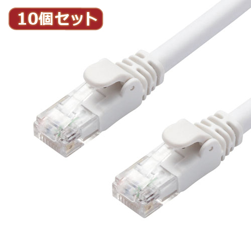 まとめ得 10個セットエレコム LANケーブル/CAT6A/スタンダード/2m/ホワイト LD GPA/WH2X10 x [3個] /l :l3 4589452982363:WEB TWOHAN in