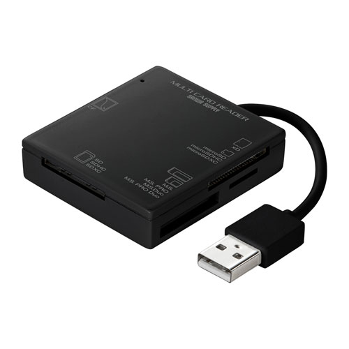 まとめ得 【5個セット】 サンワサプライ USB2.0 カードリーダー 4スロット ブラック ADR ML15BKNX5 x [4個] /l :l3 4589453026820 m:WEB TWOHAN in