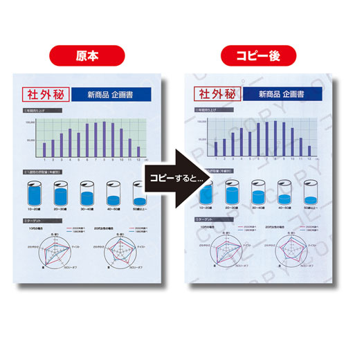 まとめ得 【5個セット】 サンワサプライ マルチタイプコピー偽造防止用紙(A4) 100枚 JP-MTCBA4NX5 x [3個] /l