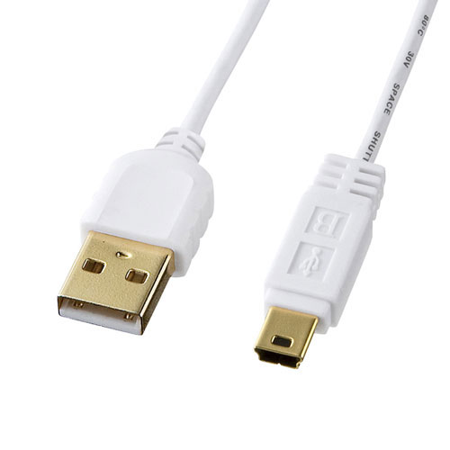 ޤȤ 5ܥåȡ 掠ץ饤 ˺٥ߥUSB֥ ߥB ۥ磻 1m KU-SLAMB510WKX5 x [4] /l