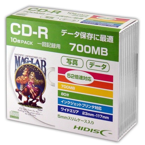 まとめ得 【10P×5セット】 HIDISC CD R データ用5mmスリムケース HDCR80GP10SCX5 x [4個] /l :l3 4589453093938 m:WEB TWOHAN in