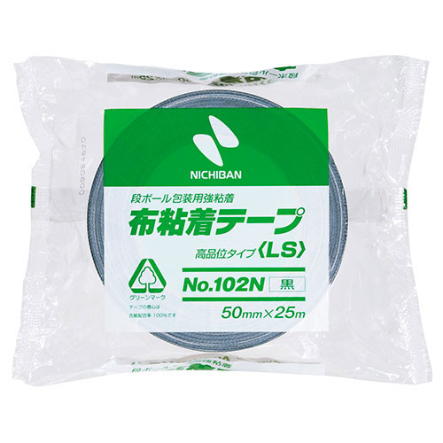 まとめ得 【5個セット】 ニチバン 布テープ102N 50×25 黒 NB-102N6-50X5 x [4個] /l