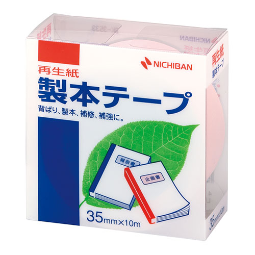 まとめ得 【5個セット】 ニチバン 製本テープ BK 35パステルピンク 35×10 NB BK 3533X5 x [4個] /l :l3 4589453116255 m:WEB TWOHAN in