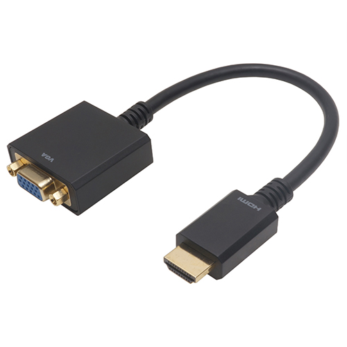 まとめ得  ホーリック HDMI→VGA変換アダプタ 15cm HDMIオス to VGAメス HAVGF-707BBX3 x [3個] /l