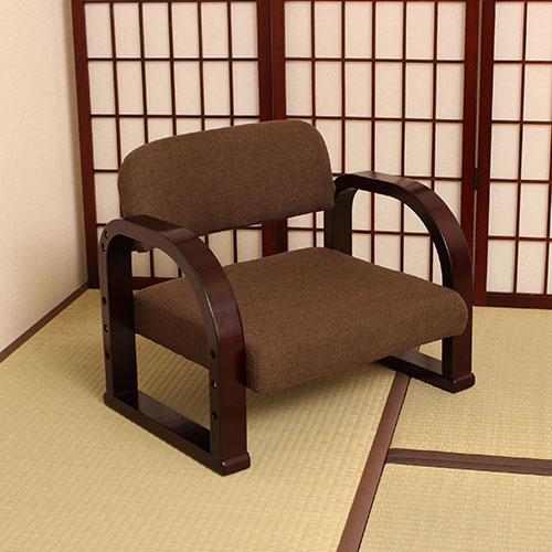 まとめ得 谷村実業 立ち座りらくらく座椅子 ロータイプ ブラウン TAN-101L-BR x [4個] /l |  | 01