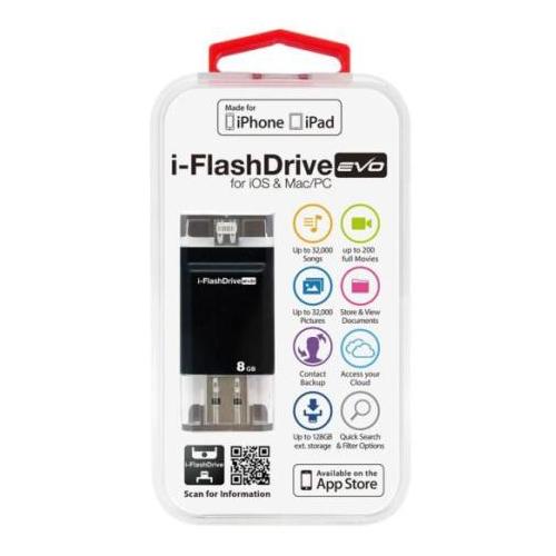 まとめ得 Photofast i-FlashDrive EVO for iOS&Mac/PC Apple社認定 LightningUSBメモリー 8GB IFDEVO8GB x [4個] /l
