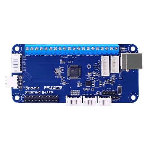 まとめ得 Brook PS5用アーケードコントローラー基盤 P5-Plus-Fighting-board x [3個] /l | 