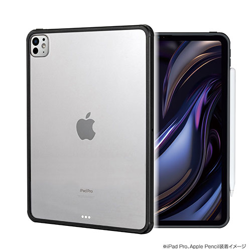 まとめ得 ナカバヤシ 11インチiPad Pro(M4)用 衝撃吸収背面ケース ブラック TBC-IPP24103BK x [4個] /l |  | 03