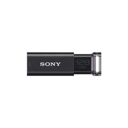まとめ得 ソニー USB3.0対応 USBメモリー ポケットビット 128GB(ブラック) USM128GU-B x [4個] /l