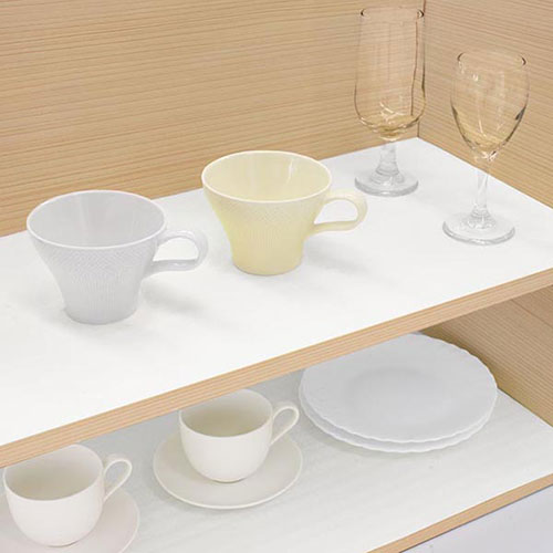 まとめ得 ワイズ 消臭・抗菌・防カビ 食器棚シート 無地 WT MMT34884 x [12個] /l |  | 01