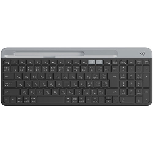 まとめ得 ロジクール logicool K580 スリムマルチデバイスキーボード K580GR x [3個] /l | 