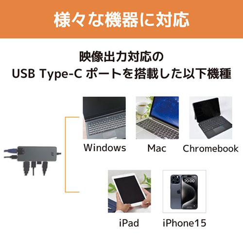 まとめ得 ラトックシステム USB Type-C マルチアダプター 4K60Hz・PD対応・30cmケーブル RS-UCHD-PHL4 x [3個] /l｜web-twohan3｜06