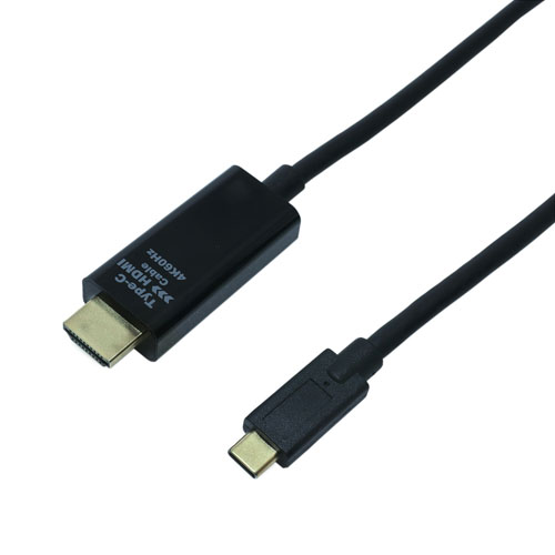 まとめ得 MCO USB Type-C HDMI2.0変換ケーブル 2m ブラック USB-CHDA2/BK x [3個] /l