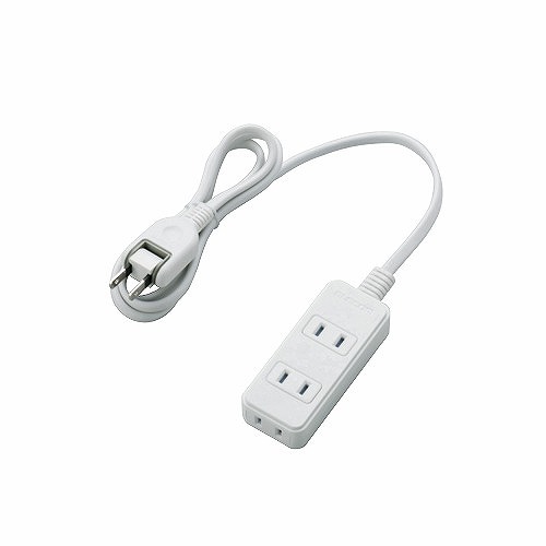 まとめ得 エレコム　ほこりシャッター付き電源タップ 1m 2ピン 3個口 ホワイト T-ST02-22310WH x [4個] /l