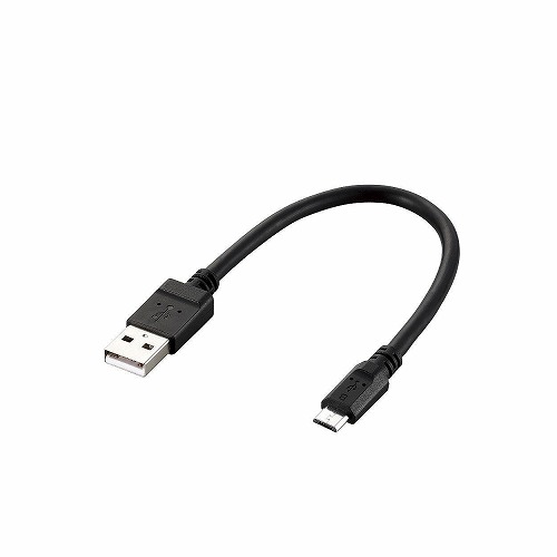 まとめ得 エレコム 2A対応microUSBケーブル 0.2m ブラック MPA-AMB2U02BK x [4個] /l