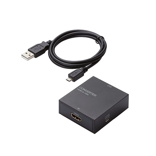 まとめ得 エレコム ダウンスキャンコンバーター/HDMI‐VGA/3.5φ/HDMI1.4 AD HDCV01 x [3個] /l :l3 4953103475465:WEB TWOHAN in