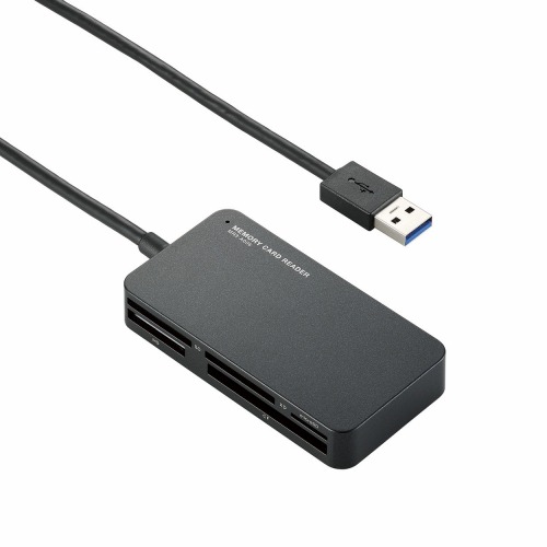 まとめ得 エレコム　USB3.0対応メモリリーダライタ　MR3-A006BK x [3個] /l