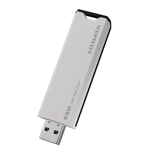 まとめ得 IOデータ IO DATA USB 10Gbps(USB 3.2 Gen2)対応 スティックSSD 500GB ホワイト×ブラック SSPS-US500W x [3個] /l