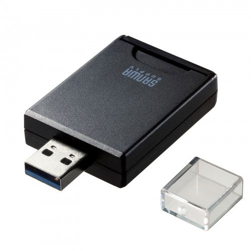 まとめ得 サンワサプライ UHS-II対応SDカードリーダー(USB Aコネクタ) ADR-3SD4BK x [4個] /l