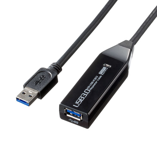 まとめ得 サンワサプライ 3m延長USB3.2アクティブリピーターケーブル KB-USB-R303N x [3個] /l