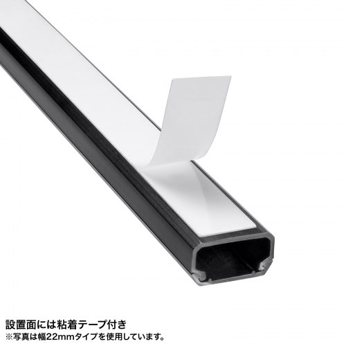 まとめ得 サンワサプライ 壁用ケーブルモール 幅33mm 角型 ブラック CA-KK33BK x [5個] /l |  | 02