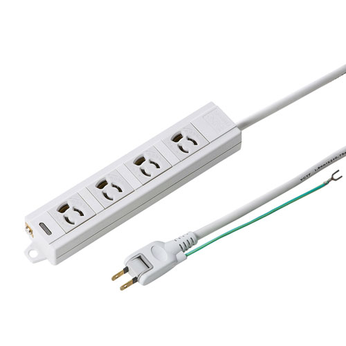 まとめ得 サンワサプライ 電源タップ 3P 4個口 10m TAP-MG341N2PN-10 x [3個] /l