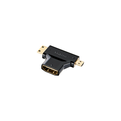 まとめ得 サンワサプライ　HDMI変換アダプタミニ&マイクロHDMI　AD-HD11MMC x [3個] /l｜web-twohan3