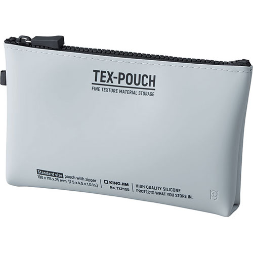 ޤȤ KING JIM 󥰥 TEX-POUCH 졼 KJ-TXP100-GR x [4] /l