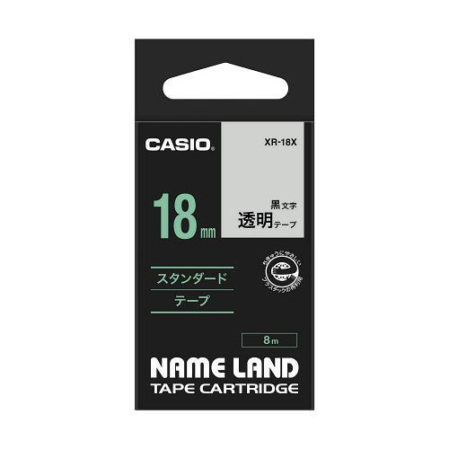 ޤȤ CASIO ͡(NAME LAND) ɥơ (Ʃơ/ʸ/18mm5) XR-18X-5P-E x [4] /l