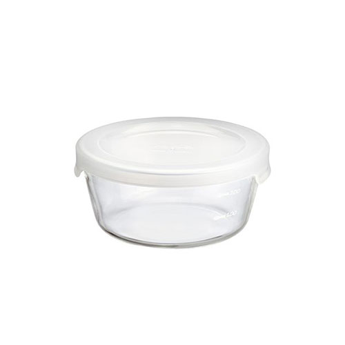 まとめ得 HARIO 耐熱ガラス製保存容器・丸300ml MST-30-TW x [10個] /l | 