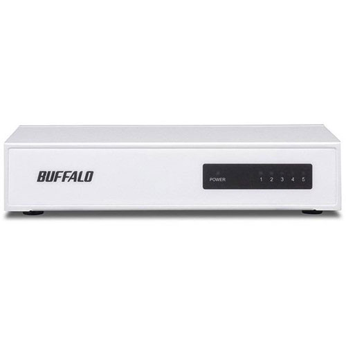 まとめ得 BUFFALO バッファロー 10/100Mbps対応スイッチングHub 金属筐体/電源内蔵モデル(5ポート) ホワイト LSW4-TX-5NS/WHD x [3個] /l