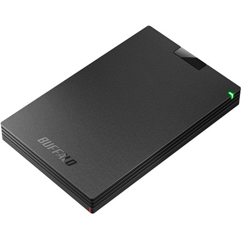 まとめ得 BUFFALO バッファロー ミニステーション USB3.1(Gen1)/USB3.0 ポータブルHDD 1TB ブラック HD-PCG1.0U3-BBA x [3個] /l