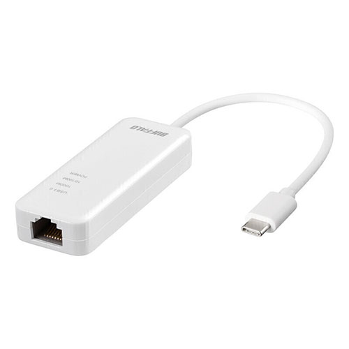 まとめ得 BUFFALO LANアダプター(USB Type-C) Giga & USB 3.2(Gen1)対応 ホワイト LUA5-U3-CGTE-WH x [4個] /l