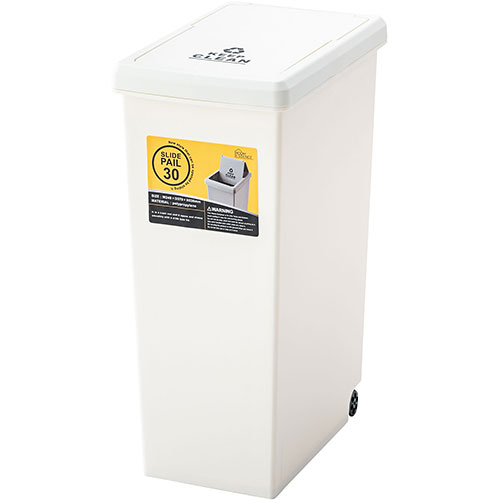 まとめ得 東谷 スライドペール30L ホワイト LFS-762WH x [3個] /l