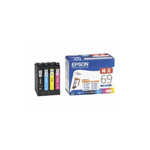 まとめ得 EPSON 純正インクカートリッジ 4色セット IC4CL69 x [3個] /l :l3 4988617143517:WEB TWOHAN in