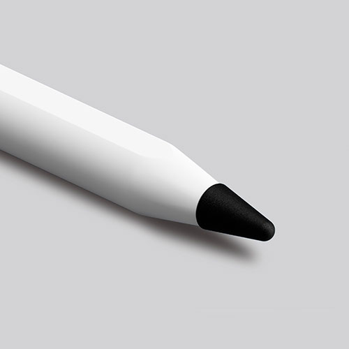 まとめ得 ifeli Apple Pencil用 一体型TPUカバー付きチップ(4個入り) ブラック IF00062 x [3個] /l｜web-twohan3｜03