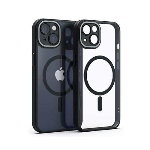 まとめ得 miak レンズガード一体型MagSafe対応クリアケース for iPhone 14 ブラック MA52141i14 x [4個] /l |  | 01