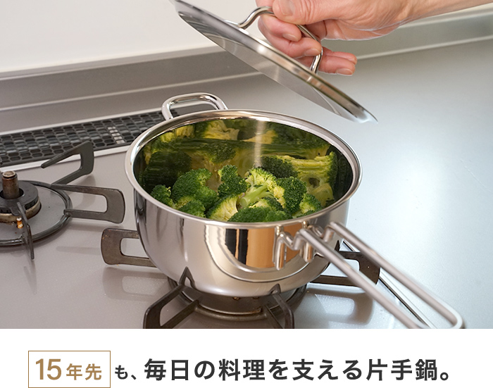 宮崎製作所 ジオ・プロダクト 片手鍋 18cm ih 日本製 ステンレス 蓋