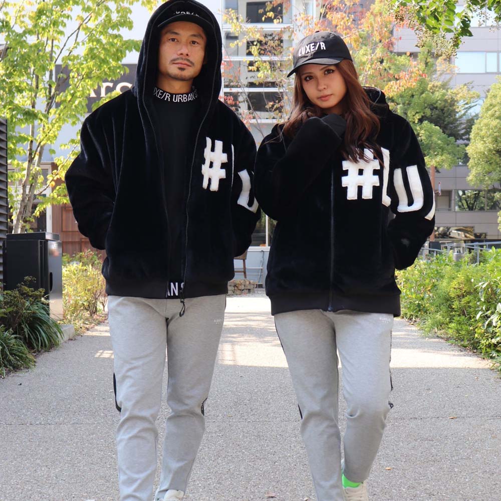 LUXE/R（ラグジュ） シャギー ボアジャケット フェイクファー メンズ