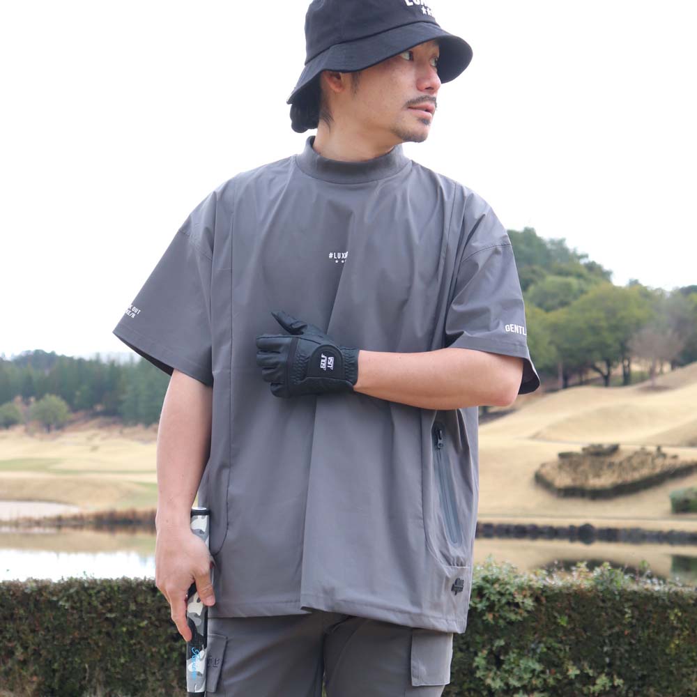 LUXE/R ゴルフウェア Tシャツ メンズ レディース 半袖 ラグジュ