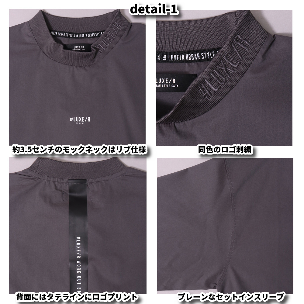 LUXE/R ゴルフウェア メンズ レディース 長袖Tシャツ バック