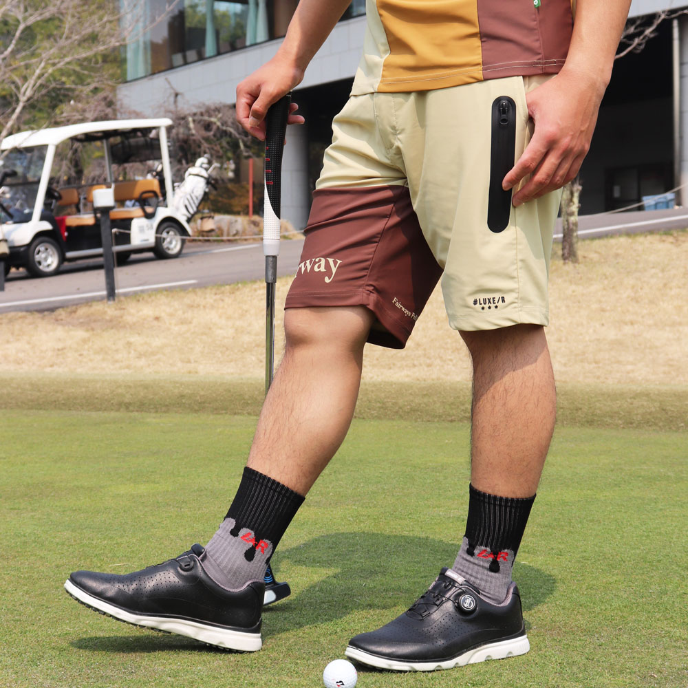 LUXE/R GOLF ラグジュゴルフ ショートパンツ 45995BGL LUXE/R（ラグジュ） LUXE/R GOLF ラグジュゴルフ 切り替え ショート
