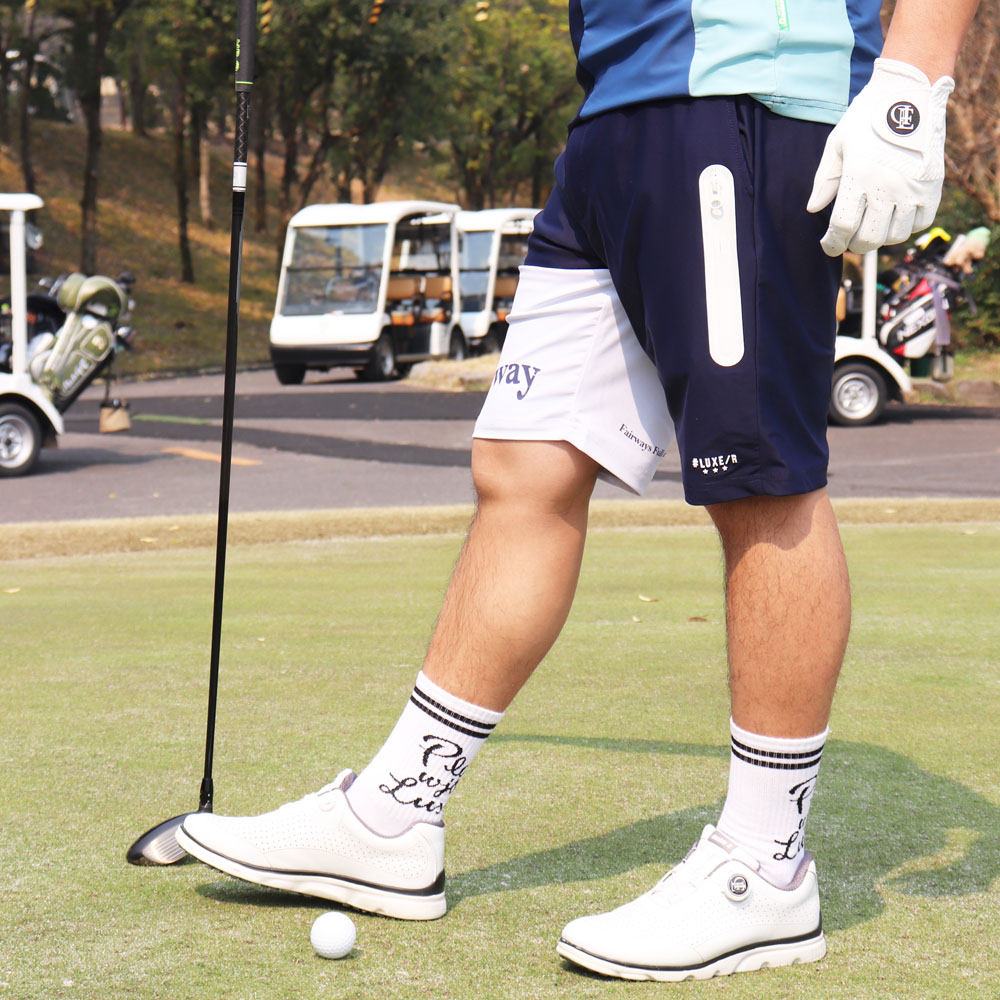LUXE/R GOLF ラグジュゴルフ ショートパンツ 45995BKL LUXE/R（ラグジュ） LUXE/R GOLF ラグジュゴルフ 切り替え ショート