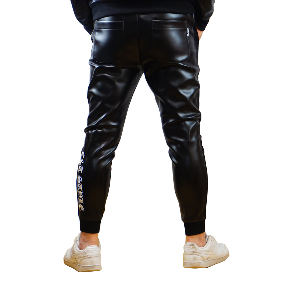 LUXE/R PU合皮素材　ZIPUP LUXE/R（ラグジュ） フェイクレザー PUレザー パーカー メンズ