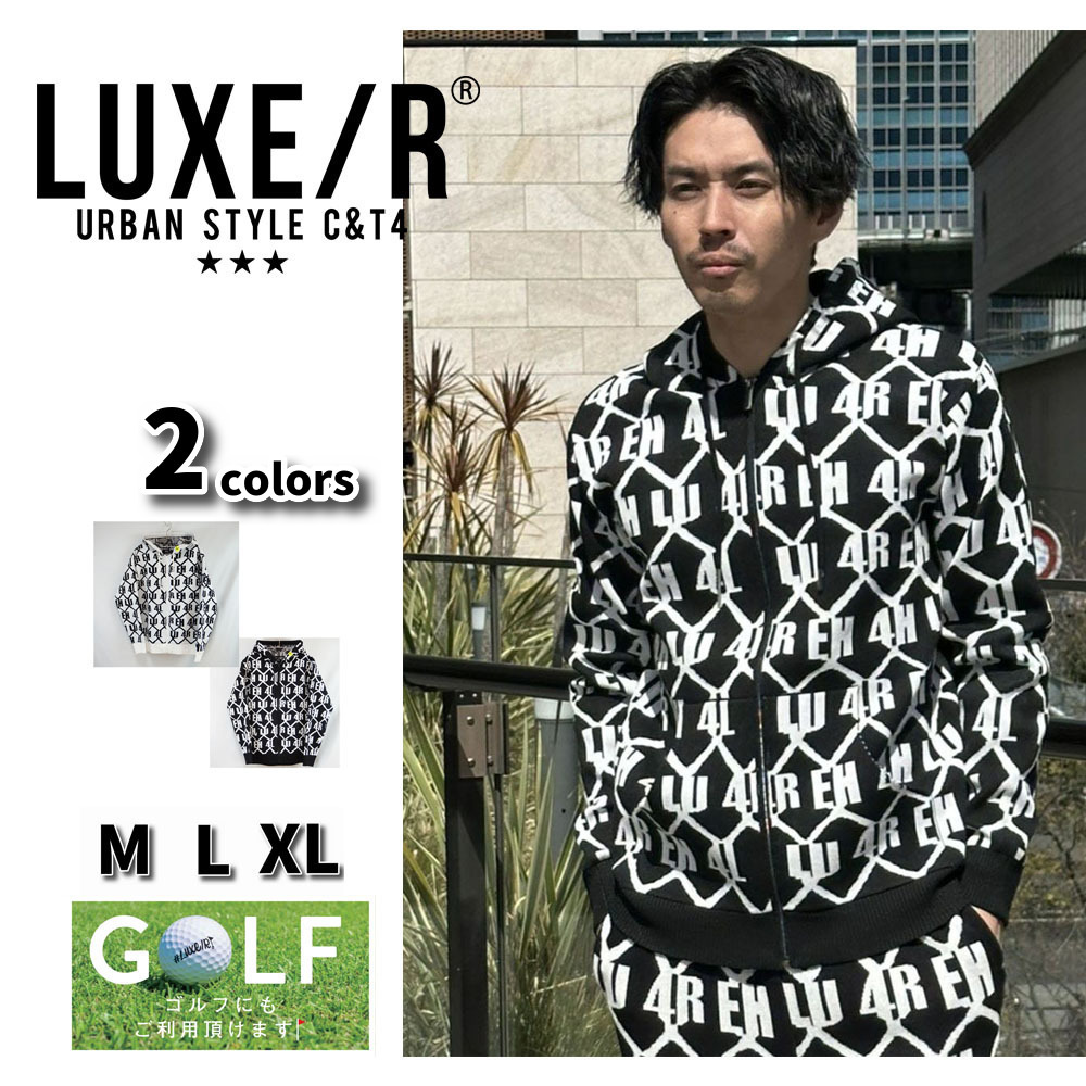 LUXE/R（ラグジュ） ラグジュゴルフ LUXE/R GOLF ジップアップ